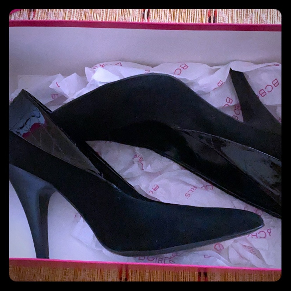 BCBGirls black sexy shoes. Size 7.